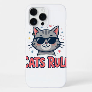 Coque iPhone 16 Pro Max Étui pour iPhone 16 Pro Max Les Chats règnent