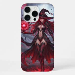 Coque iPhone 16 Pro Max Étui pour iPhone 16 Pro Max Sorcière de la Flamme