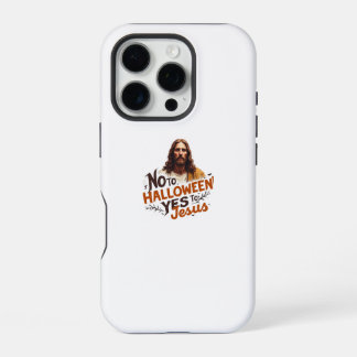 Coque iPhone 16 Pro Étui pour iPhone 16 Pro Pas Halloween Oui Jésus