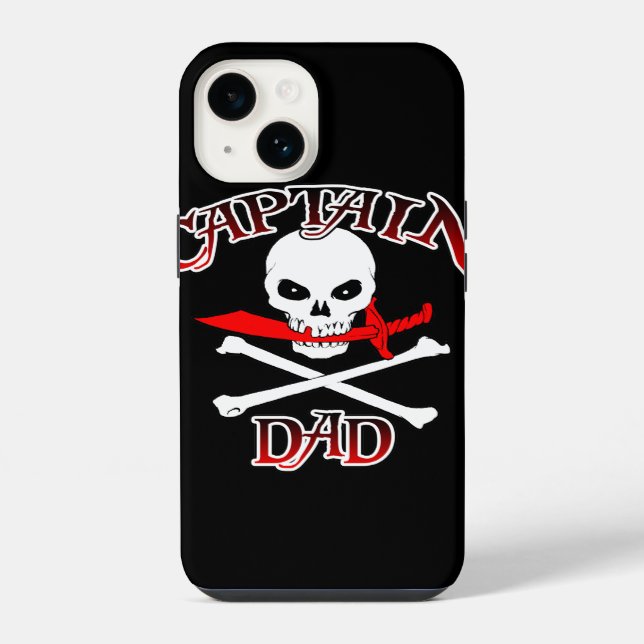Coque iPhone Étui pour iPhone 6 Captain Dad (Verso)