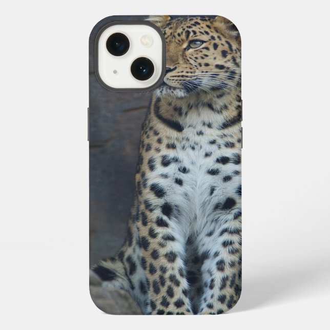 Coque iPhone Étui pour iPhone 6 Léopard de l'Amour (Verso)