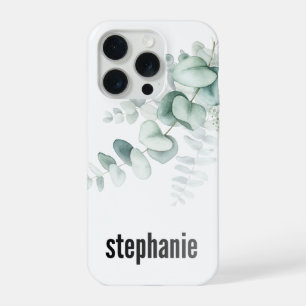 Coque iPhone 15 Pro Étui pour iphone à motif Eucalyptus