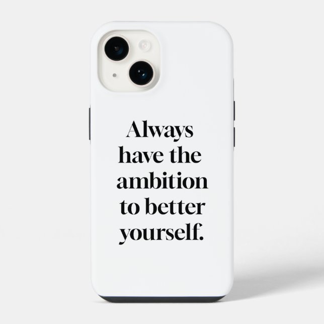 Coque iPhone Étui pour iPhone Ambition (Verso)