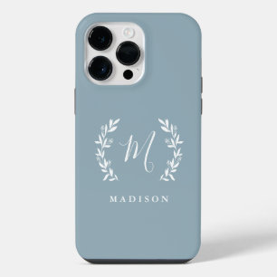 Coque Pour Pour iPhone 14 Pro Max Étui pour iPhone avec monogramme en écriture Rusti