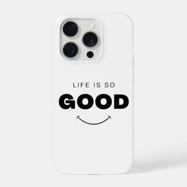 Coque iPhone Étui pour iPhone avec visage souriant esthétique ' (Verso)