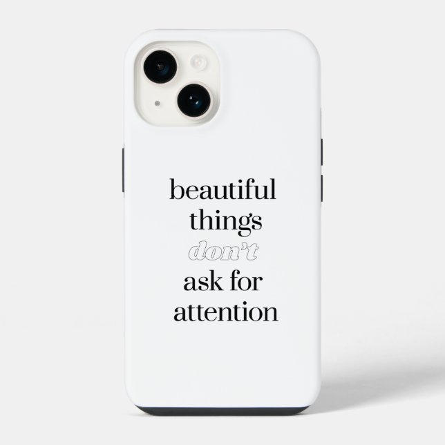 Coque iPhone Étui pour iPhone Beautiful Things (Verso)