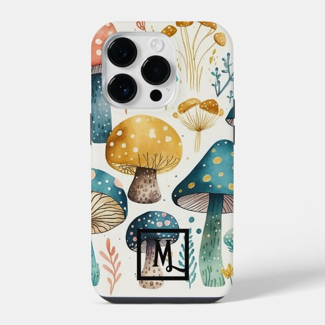 Coque iPhone Étui pour iPhone Botanical Mushroom Case-Mate (Verso)