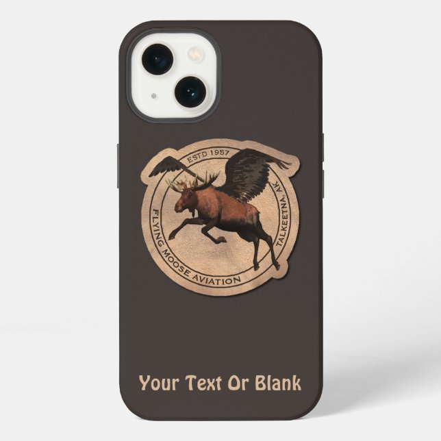 Coque iPhone Étui pour iPhone Case-Mate avec patch Aviation Fly (Verso)
