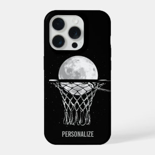 Coque iPhone 15 Pro Étui pour iPhone Case-Mate Basketball Moon