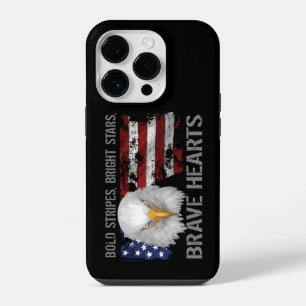 Coque Pour iPhone 14 Plus Étui pour iPhone Case-Mate Cœurs Américains Courag