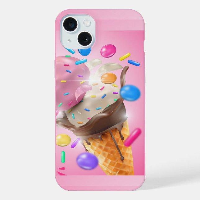 Coque iPhone Étui pour iPhone Case-Mate en forme de cône de gla (Créateur téléchargé)
