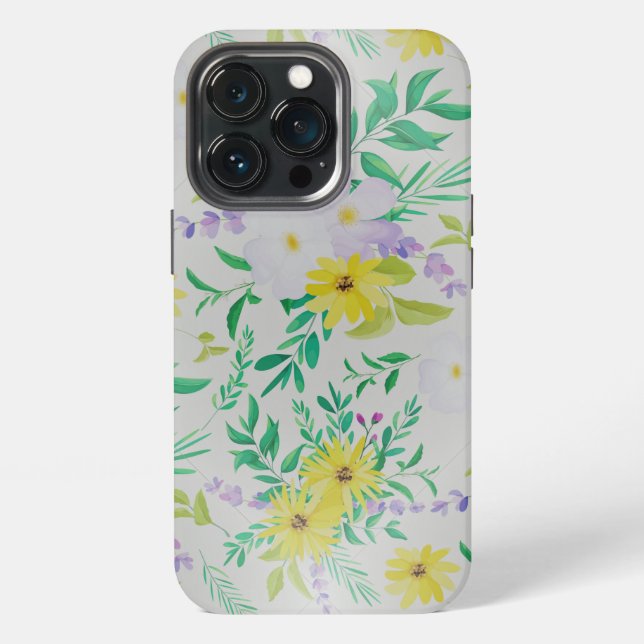 Coque iPhone Étui pour iPhone Case-Mate Fleurs Sauvages (Dos)