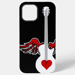Coque iPhone 12 Pro Max Étui pour iPhone Case-Mate Flying Heart Guitar