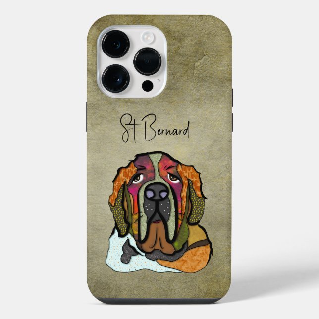 Coque iPhone Étui pour iPhone Case-Mate St Bernard vilain visag (Verso)
