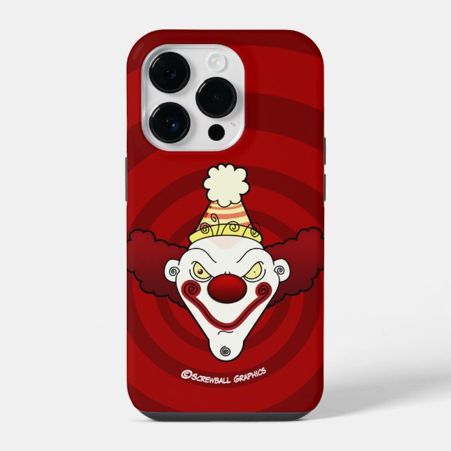 Coque iPhone Étui pour iPhone Clown ! (Verso)