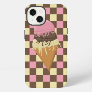 Etui iPhone 13 Étui pour iPhone cône de glace napolitaine