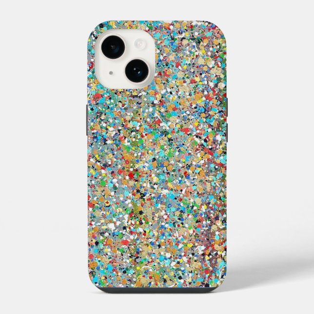Coque iPhone Étui pour iPhone Confetti (Verso)