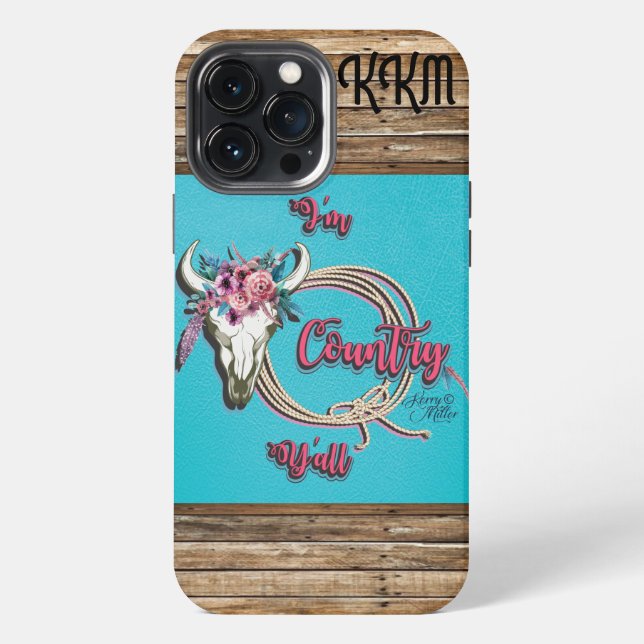 Coque iPhone Étui pour iPhone Country Girl (Verso)