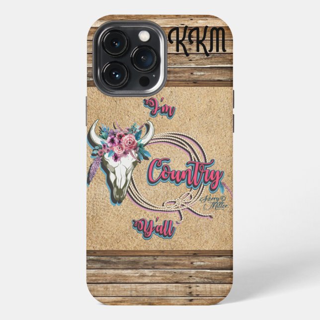 Coque iPhone Étui pour iPhone Country Girl (Verso)