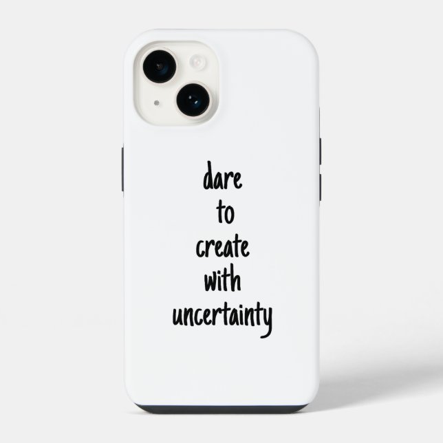 Coque iPhone Étui pour iPhone Dare To Create (Verso)