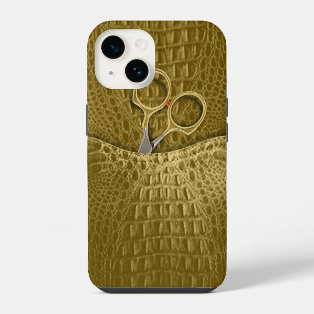 Coque iPhone Étui pour iPhone de coiffeur (Verso)