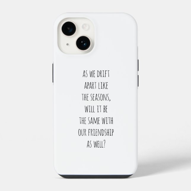 Coque iPhone Étui pour iPhone Drift Apart (Verso)