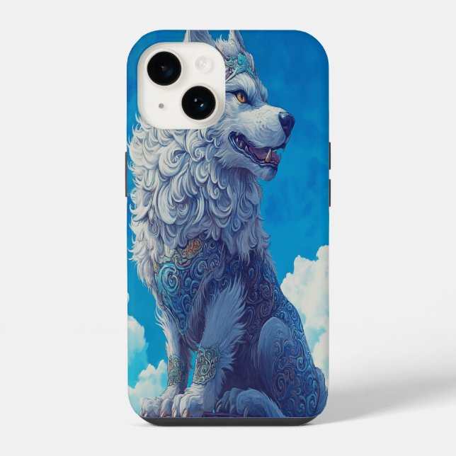 Coque iPhone Étui pour iPhone Esprit Gardien 🕉️ (Verso)