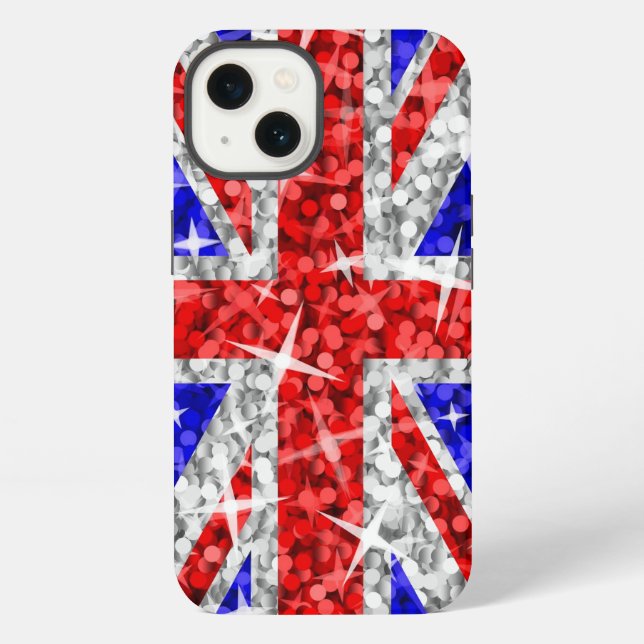 Coque iPhone Étui pour iPhone Glitz UK (Verso)