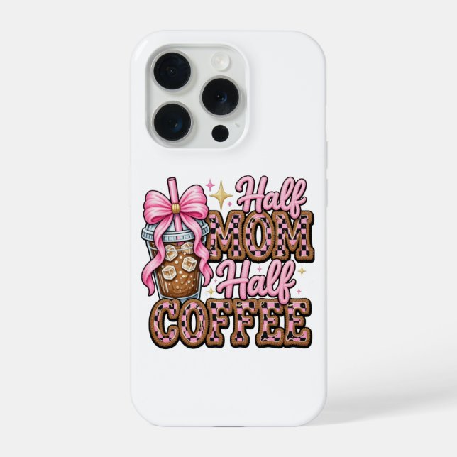 Coque iPhone Étui pour iPhone Half Maman  (Verso)