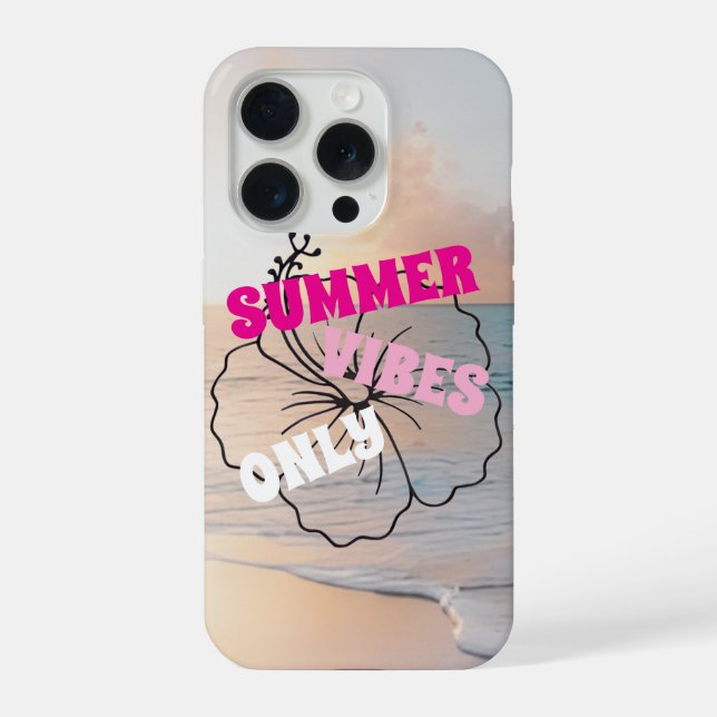 Coque iPhone Étui pour IPhone Hibiscus Summer (Verso)