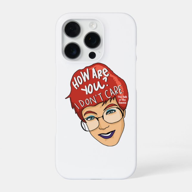 Coque iPhone Étui pour iPhone iDon'tCare (Verso)