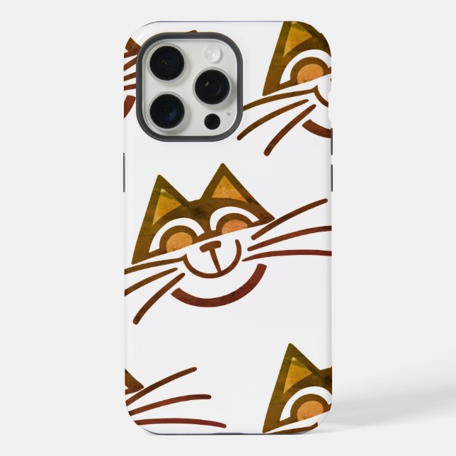 Coque iPhone Étui pour iPhone / iPad à design de chat minimal (Verso)