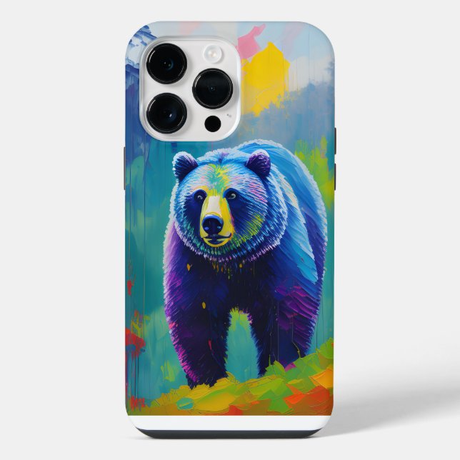 Coque iPhone Étui pour iPhone / iPad avec œuvre d'art d'ours da (Verso)