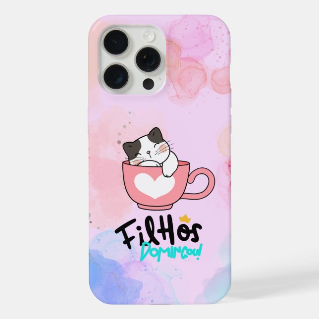 Coque iPhone Étui pour iPhone / iPad chat (Verso)