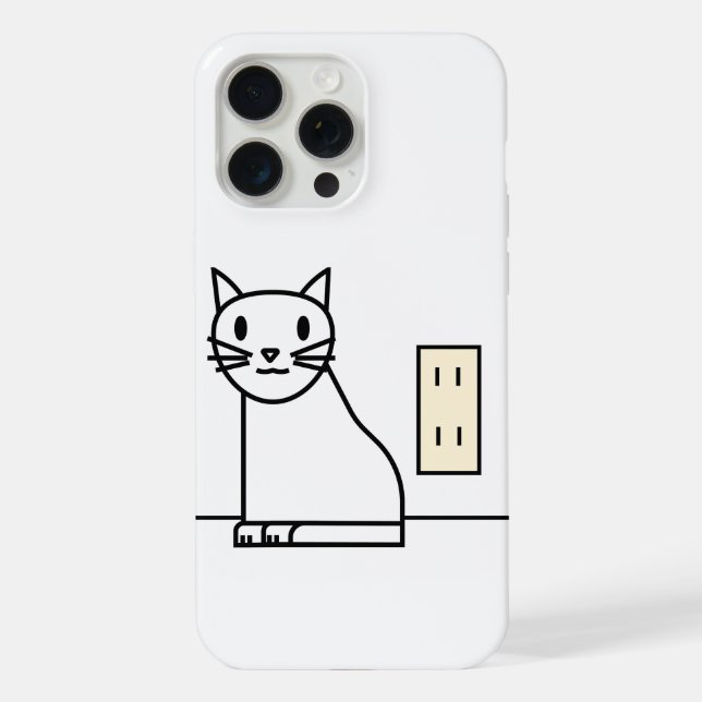 Coque iPhone Étui pour iPhone / iPad Chat Mignon (Verso)
