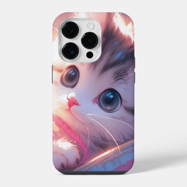 Coque iPhone Étui pour iPhone / iPad de chaton mignon (Verso)