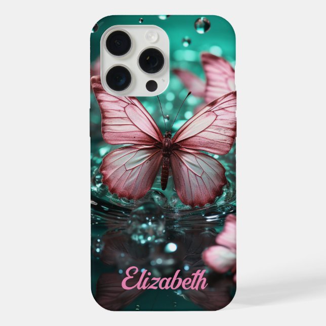 Coque iPhone Étui pour iPhone / iPad papillon de fantaisie (Verso)