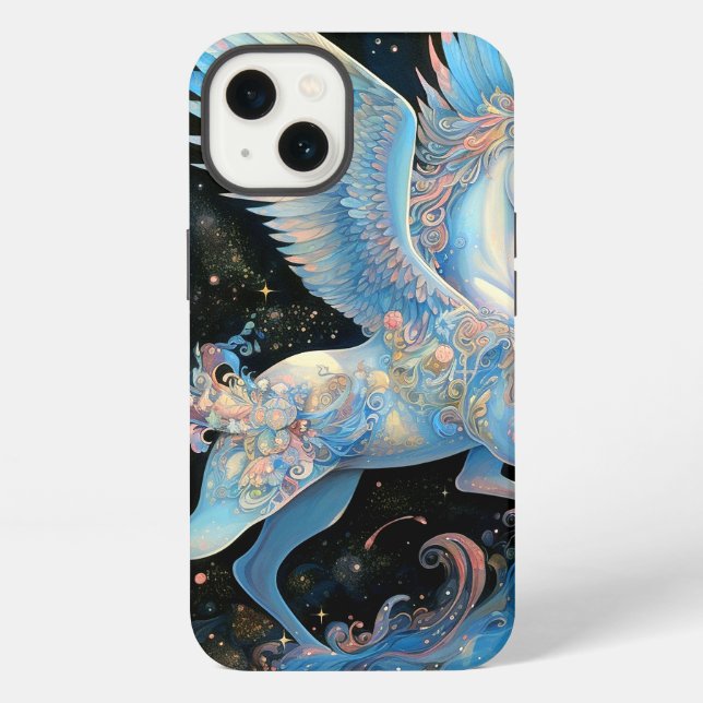 Coque iPhone Étui pour iPhone / iPad Pegasus Fantasy Art (Verso)
