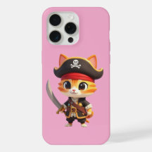 Étui pour iPhone/iPad Pirate Baby Cat