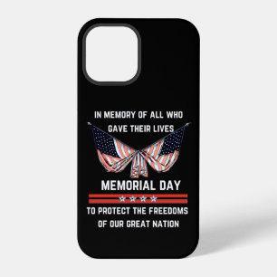 Coque iPhone 12 Pro Étui pour iPhone / iPad pour le jour de la mémoire