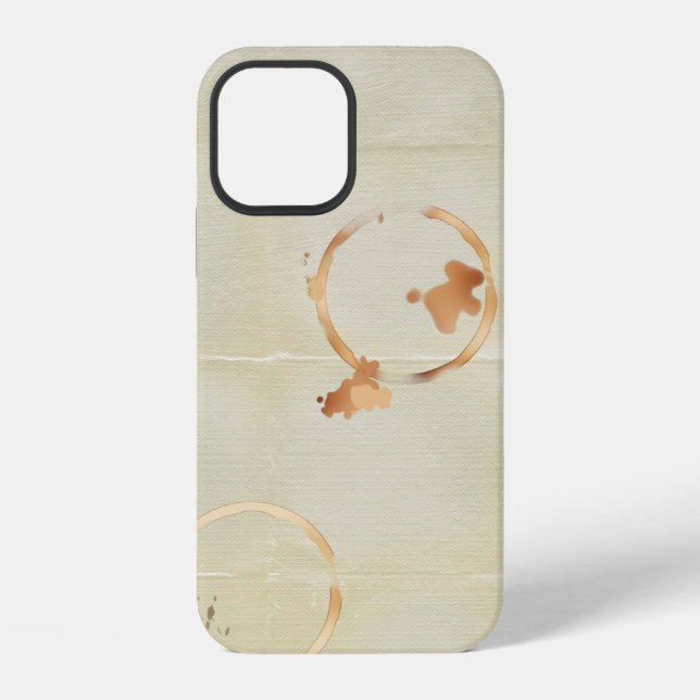 Coque iPhone Étui pour iPhone / iPad taché de café (Verso)