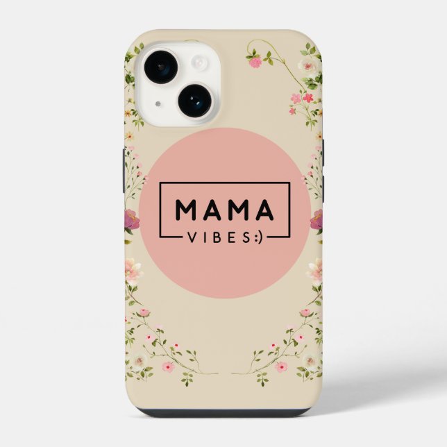 Coque iPhone Étui pour iPhone MAMA - un cadeau pour les mamans (Verso)