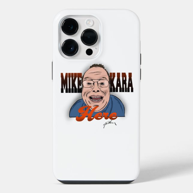 Coque iPhone Étui pour iPhone Mike Kara Here (Verso)