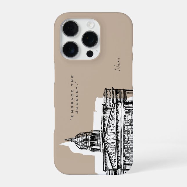 Coque iPhone Étui pour iPhone Nottingham Tone Sketch (Verso)