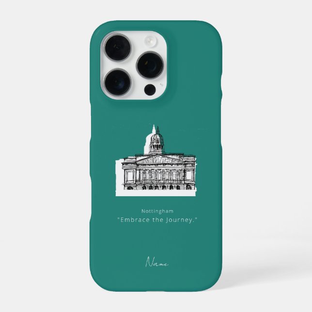 Coque iPhone Étui pour iPhone Nottingham Tone Sketch  (Verso)