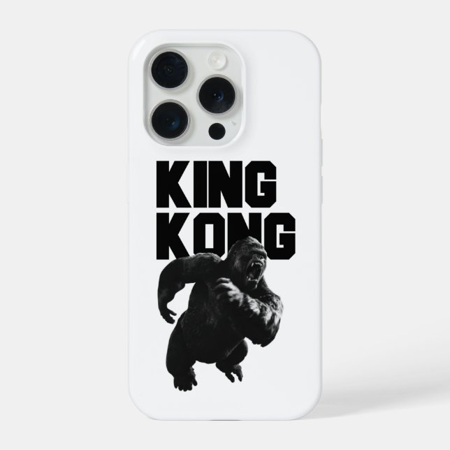 Coque iPhone Étui pour iPhone pour fan du Roi Kong, monstre rug (Verso)