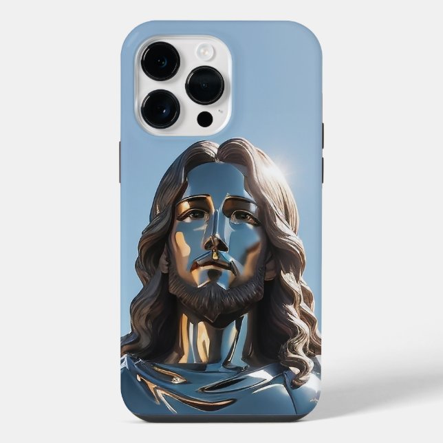Coque iPhone Étui pour iPhone Pro Max Jésus-Christ (Verso)