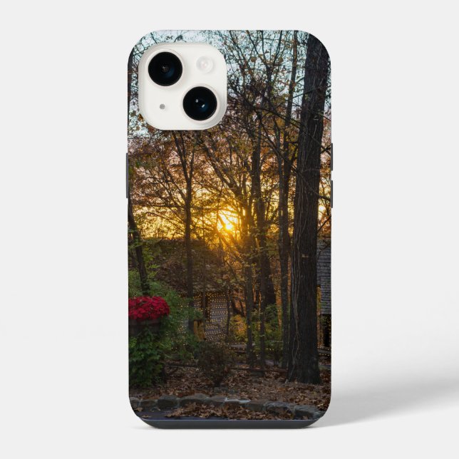 Coque iPhone Étui pour iPhone Sdc Woods Sunset (Verso)