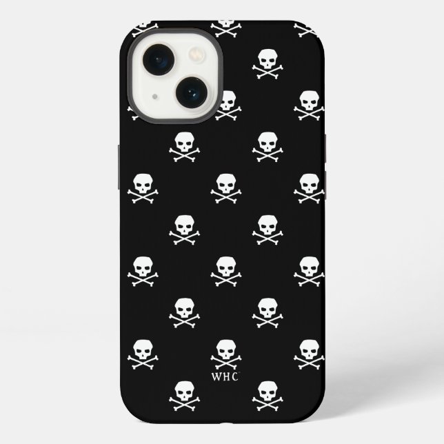 Coque iPhone Étui pour iPhone Skull WHC (Verso)