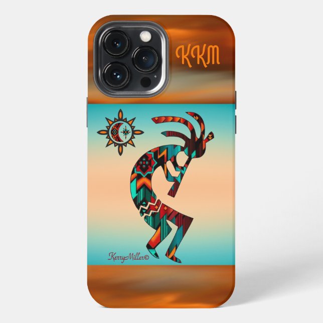 Coque iPhone Étui pour iPhone Southwest Kokopelli (Verso)